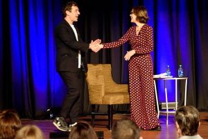 BJ Novak and Ann Handley at CEX